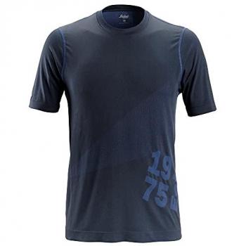 Polo de manga corta Snickers Workwear AllroundWork 27249500008 azul marino tamaño 2 XL con tecnología 37.5
