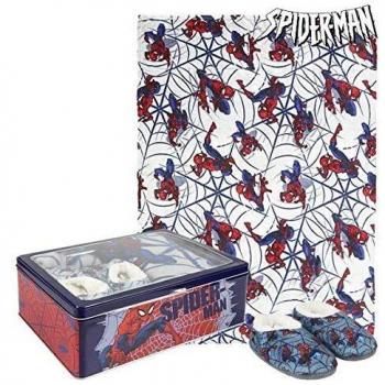 Spiderman Manta, Gris, Talla 5-6 Años