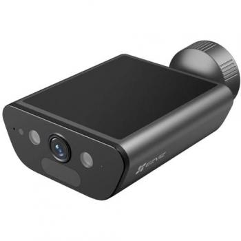EZVIZ EB5 Cámara de Seguridad IP Exterior 4K con Panel Solar Integrado, Visión Nocturna en Color, Detección de Movimiento y Audio Bidireccional