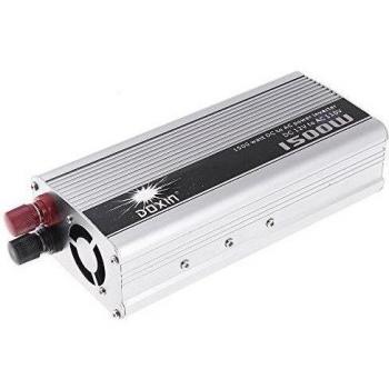 Anself 1500W WATT DC 12V a AC 110V Inversor de corriente portable de coches Car Inverter Cargador Convertidor Transformador