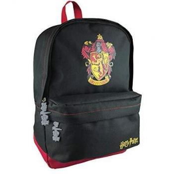 Groovy Harry Potter Backpack Gryffindor Black Burgundy Borse