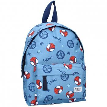Mochila infantil Spidey Spiderman Little Friends, azul, S