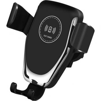 Cargador Inalámbrico Automático para Coche 15W con Soporte de Ventilación para iPhone 11 XR XS Max, Samsung S20 S10, Xiaomi 10 9 y Huawei Mate 30