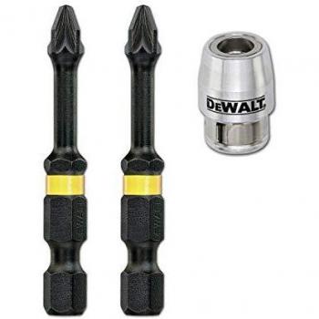 DeWalt DT70535T-QZ Puntas Pz2 x 2 50 mm Adaptador magnético con Bloqueo, multicolor