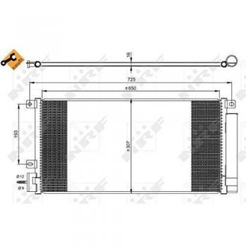 Condensador de aire acondicionado EASY FIT NRF 350067