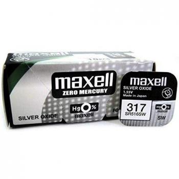 CAJA 10 PILAS OXIDO PLATA SR0516SW 317
