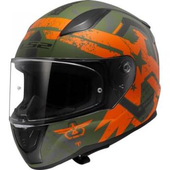 LS2 Casco Integral FF353 Rapid II Thunderbirds Naranja Mate XL