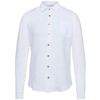 Alpha Studio Chic White Linen Shirt - IT48 | M