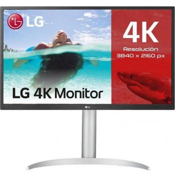 LG 27UP550P-W Monitor Profesional 27 IPS LED UltraHD 4K, Resolución 3840 x 2160, FreeSync, USB-C, HDMI, DisplayPort, Ajustable en Altura y