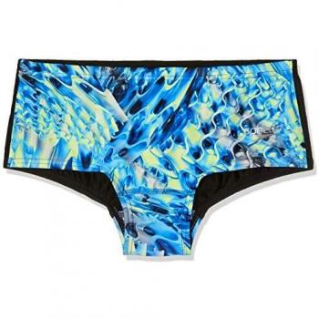 Speedo 14cm Allover Brief Am Bañador, Hombre, Black/Navy/Ink Blue, 28