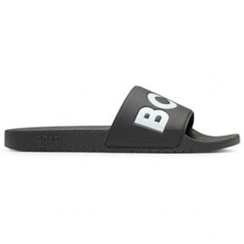 Chanclas BOSS Aryeh Negro para Hombre, Modelo 50536835, Talla 41 EU, Diseño Plano y Casual