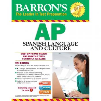 Barron's AP Spanish Language and Culture with MP3 CD & CD-ROM, 9th Edition