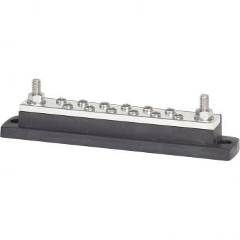 Blue Sea Systems MaxiBus 250-Amp Common Busbar with (12) #10-24 Screws and (2) 5/16-18 Studs