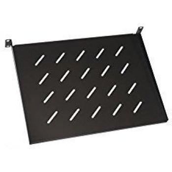 Ripiano Rack 19 1U Negro, Profundidad 350 mm, Capacidad de Carga 20 kg