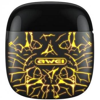 Auriculares Bluetooth AWEI T28 Pro 5.0 TWS con estación de carga negra