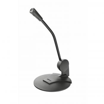 Trust Primo 21674 Desk Microphone for PC and Laptop, Black