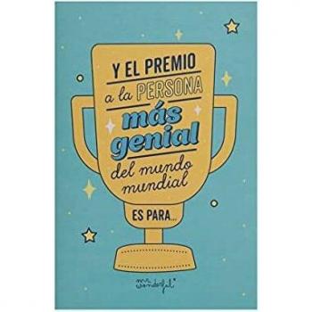 Mr. Wonderful Postal, Multicolor, Estandar
