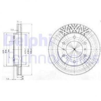 Disco de freno DELPHI BG3812
