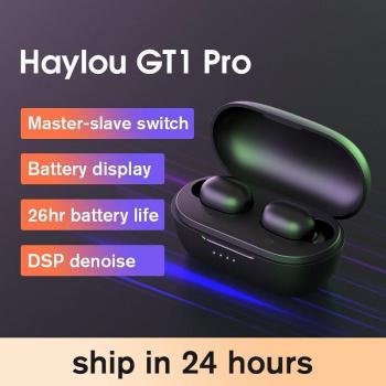 Auriculares Inalámbricos Haylou GT1/GT1 PRO/GT2S/T15 Bluetooth TWS, Sonido Estéreo HD y Bajo Retardo para Juegos