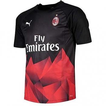 Puma AC Milan Stadium International 2019-2020, Camiseta, Puma Black-Tango Red, Talla L