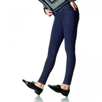 LEGGING HUE FLEECE LINED DENIM, COLOR INK WASH, TALLA XL