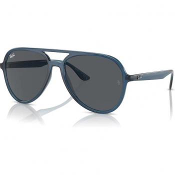 Ray-Ban RB4376 669487 Unisex Pilot Sunglasses Blue
