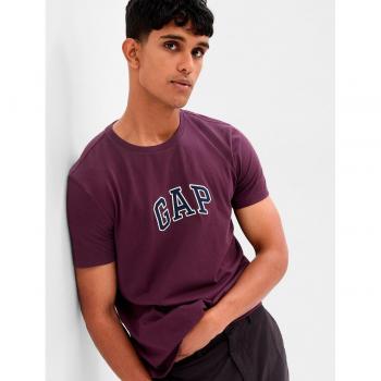 Camiseta de Hombre GAP con Logo, Manga Corta, Color Violeta, Talla XS