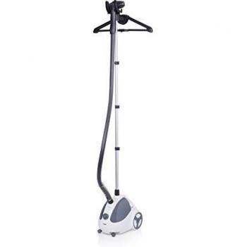 Princess 332834 Plancha de vapor, barra para colgar ajustable, calienta en 45 segundos, mata las bacterias y los ácaros del polvo, puede usarse para hacer productos hipoalergénicos, 1500 W