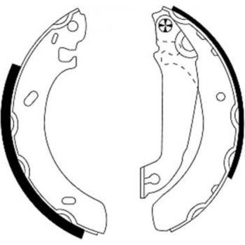Juego de zapatas de freno TEXTAR 91043800