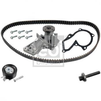 Bomba de Agua + Kit de Correa de Distribución FEBI BILSTEIN 173068 para Ford y Volvo