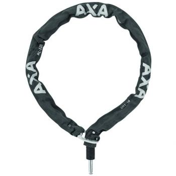 AXA Einsteck-Kette 'RLC' Für Axa Rahmenschloss Defender Gehärtete Stahlkette, Ø 5,5mm, verstärkter Stahl-Einrastbolzen Ø 10mm, robuste Nylonummantelung gegen Lackkratzer, Länge 100cm, anthrazit