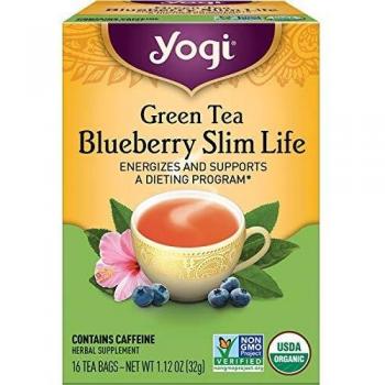 Yogi Blueberry Slim Life Green Tea 16 Tea Bags