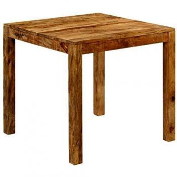 Solid Mango Wood Dining Table 32.3x31.5x29.9