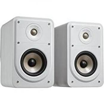 Polk Audio Signature Elite ES15 Hi-Res White Bookshelf Speakers (Pair)