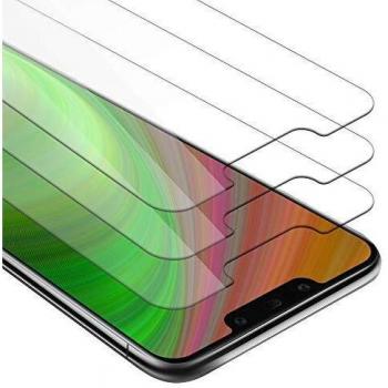 3x Película Protectora de Vidrio Templado para Huawei MATE 20 LITE - Alta Transparencia y Dureza 9H, Compatible con 3D Touch