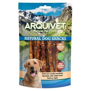 Twist de Conejo Enrollado Premium para Consentir a tu Perro