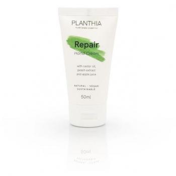 Crema de Manos Hidratante REPAIR Planthia 50ml con Aloe Vera, Vitamina E y Glicerina - 99.40% Ingredientes Naturales
