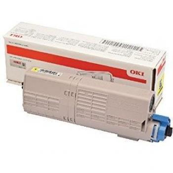 Cartucho de Tóner Amarillo Original OKI 46490401 para Impresoras C532/C542/MC563/MC573