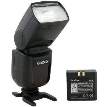 Godox VING V850 Litio-Ion Speedlite Flash de Estudio para Camara DSLR con Zapato Caliente Estandar