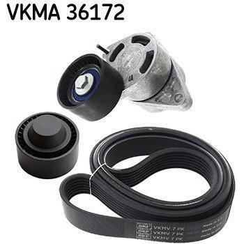 SKF Juego de correas trapeciales poli V VKMA 36172