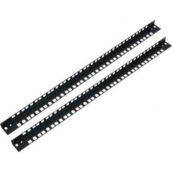 RackMatic Perfil Rack 19 12U Negro para SOHORack DIY 2 Unidades