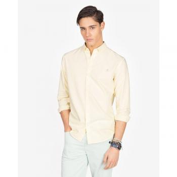 Camisa amarilla Oxford slim para hombre de Harper & Neyer