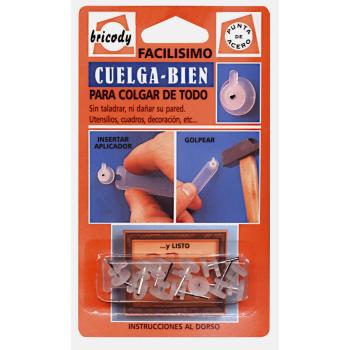 COLGADOR CUADROS UNIVERSAL EXTENSIBLE BRICODY LATON REF. C. B. CUELGA BIEN