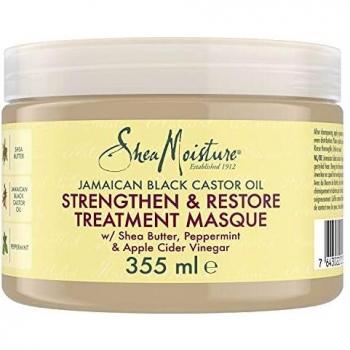 Shea Moisture Jamaican Black Castor Oil Strengthen/Grow and Restore Treatment Masque, 355ml