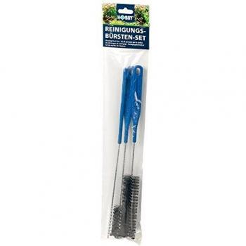Set de Cepillos de Limpieza para Acuarios HOBBY, 37 cm, Ø 1,5 / 2,5 / 3,5 cm, 3 Piezas