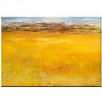 Weites Land II, Cualquiera Paisaje Abstracto imagen de Christa Ohland, impresión digital sobre lienzo impreso, montado en bastidor, de artículo Lienzo imagen, tamaño 120 cm x 84 cm, Paisaje Pintura, Wohnen y imágenes, Montado de colgar directamente