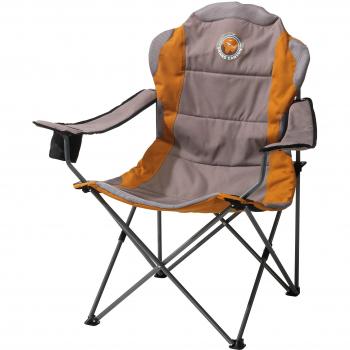 Grand Canyon Confort - Silla para camping plegable, acero, gris/naranja