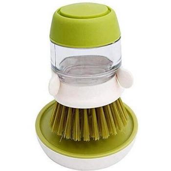Lava Botellas y Lavavajillas Automático con Dispensador de Jabón y Cerdas Antigraffio