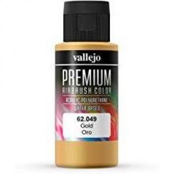 Pintura Acrílica Premium para Aerógrafo Vallejo Perlado Oro 60 ml