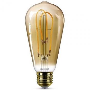 Philips bombilla LED Globo E27, 5 W equivalentes a 25 W en incandescencia, luz blanca